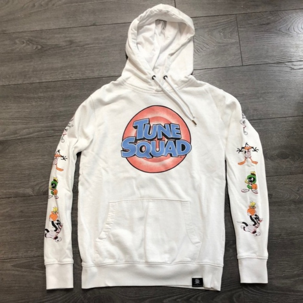 AEROPOSTALE Tune Squad white hoodie size medium unisex